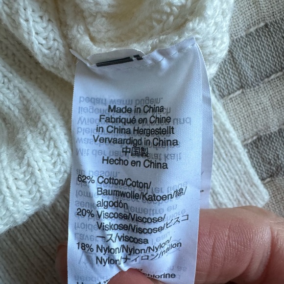 𝅺MADEWELL Patch Pocket Pullover Sweater Size XS/S cream - Picture 7 of 8